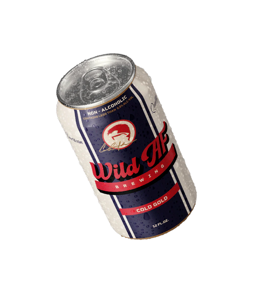 Wild AF Cold Gold Non-Alcoholic Beer